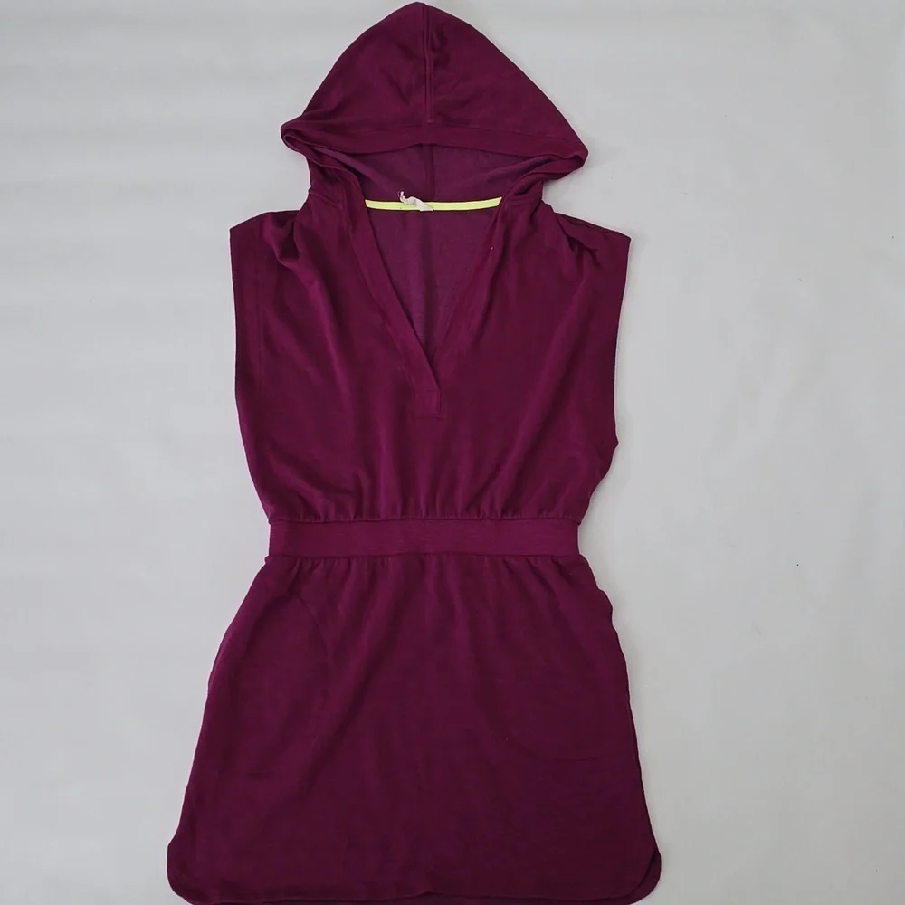 Anthropologie Daily Practice Komi Hooded Mini Lounge Dress - Picture 4 of 8